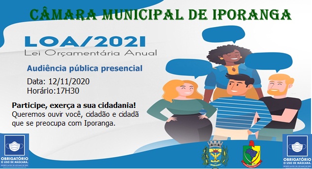 Audiência Pública LOA – 12/11/2020 – Participe!